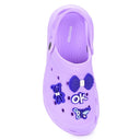 Lavender Casual Charms Clogs For Women - Greentech