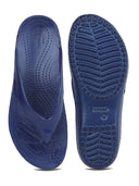 Navy Blue Bathroom Slippers For Women - Greentech