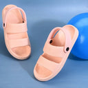 Peach Stylish Casual Clogs Sandals For Women - Greentech