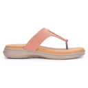 Peach T - Strap Memory Foam Flats For Women - Greentech