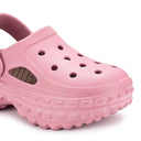 Pink Casual Groovz Clogs For Women - Greentech