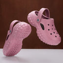 Pink Casual Groovz Clogs For Women - Greentech