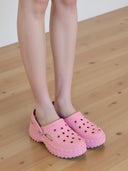Pink Casual Groovz Clogs For Women - Greentech