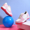 Pink Casual Solid Sneakers For Women - Greentech