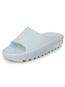 Solid White Casual Beach Flip Flops Slippers For Men - Greentech