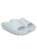 Solid White Casual Beach Flip Flops Slippers For Men - Greentech