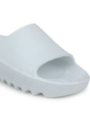 Solid White Casual Beach Flip Flops Slippers For Men - Greentech