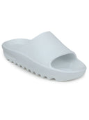 Solid White Casual Beach Flip Flops Slippers For Men - Greentech