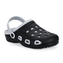 Stylish Black Grey Clogs For Men - Greentech