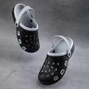 Stylish Black Grey Clogs For Men - Greentech