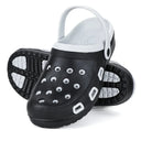 Stylish Black Grey Clogs For Men - Greentech