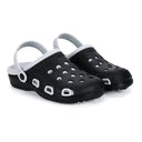 Stylish Black Grey Clogs For Men - Greentech