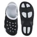 Stylish Black Grey Clogs For Men - Greentech