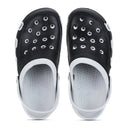 Stylish Black Grey Clogs For Men - Greentech