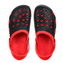 Stylish Black Red Clogs For Men - Greentech