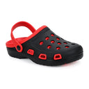 Stylish Black Red Clogs For Men - Greentech