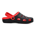 Stylish Black Red Clogs For Men - Greentech