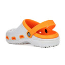 Stylish Orange Grey Clogs For Men - Greentech