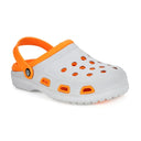 Stylish Orange Grey Clogs For Men - Greentech