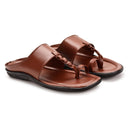 Tan Classic Kolhapuri Slippers Slip On Sandals For Men - Greentech