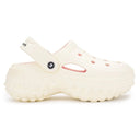 White Casual Groovz Clogs For Women - Greentech