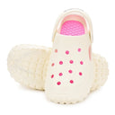 White Casual Groovz Clogs For Women - Greentech