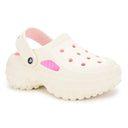 White Casual Groovz Clogs For Women - Greentech