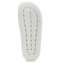 White Solid Casual Flip Flops Sliders For Men - Greentech