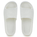 White Solid Casual Flip Flops Sliders For Men - Greentech