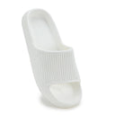 White Solid Casual Flip Flops Sliders For Men - Greentech