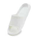 White Solid Casual Flip Flops Sliders For Men - Greentech