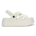 White Wanderz Clogs For Women - Greentech